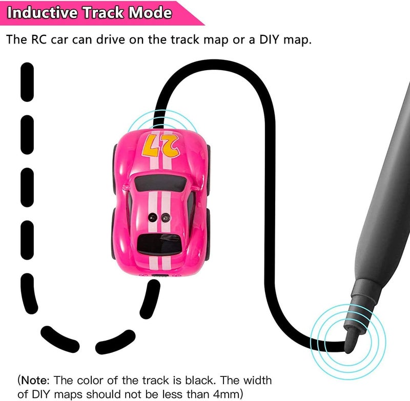 HITRUZ Sensor Car Toy for Kids | Gesture Sensor Magic Car with Hand Control | Smart Automatic Toy Car with Follow, Track Line, Obstacle Avoidance & Music | Rechargeable Kids Toy Age 3+ - Image 3