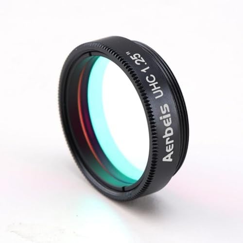 Aerbeis UHC Telescope Filter 1.25 inches UHC Filter Ultra HIGH Contrast Filter Astrophotography to Improve The Image Contrast Reduces Light Pollution Filter Telescope Accessories - Image 5