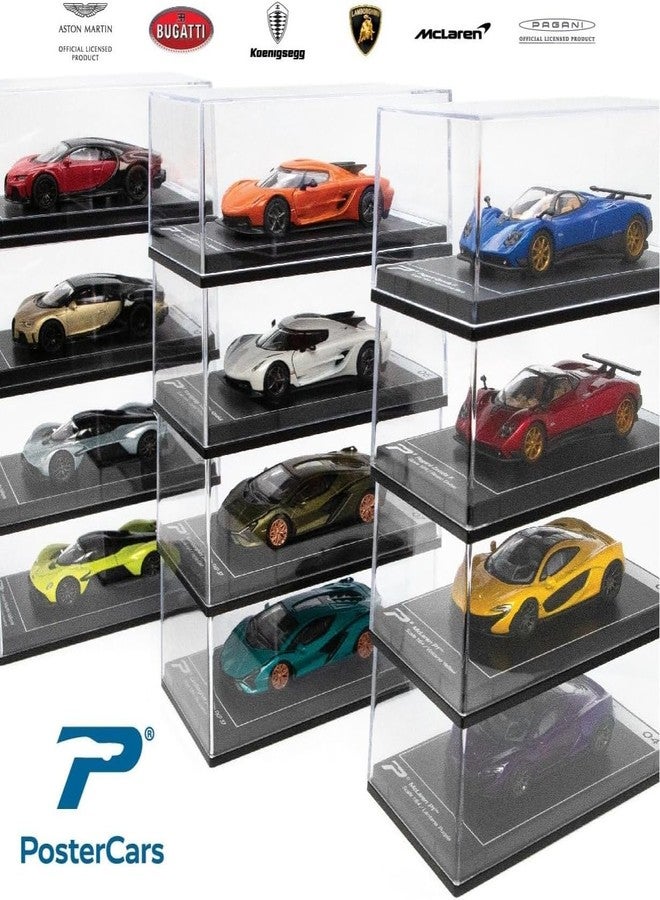 PosterCars - 1:64 Scale Pagani Huayra Codalunga Azzuro Sardegna Blue Hypercar League Collection No.21 - Image 3