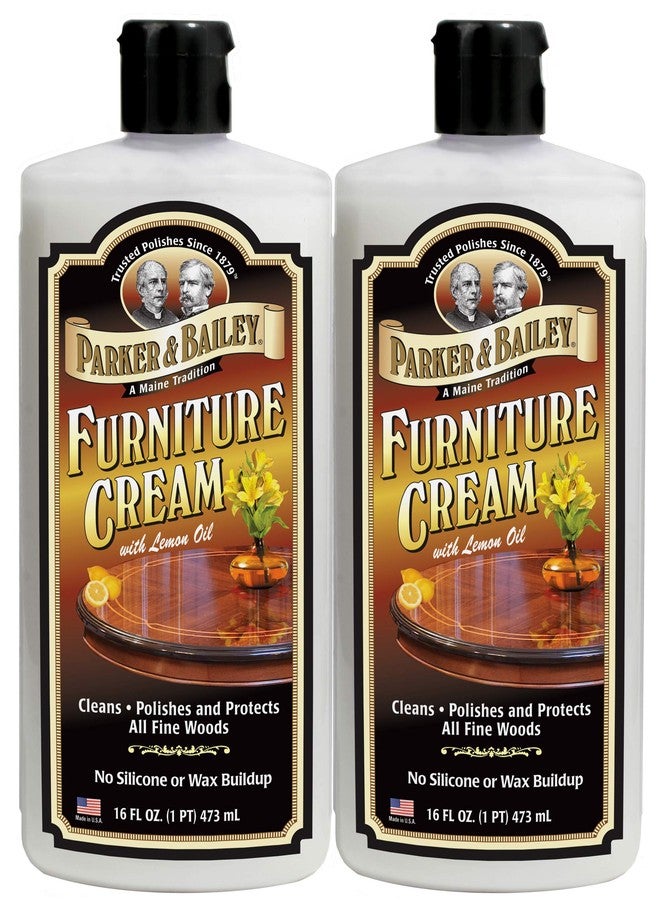 Parker & Bailey Furniture Cream with Lemon Oil, 16 oz, 2 pack set