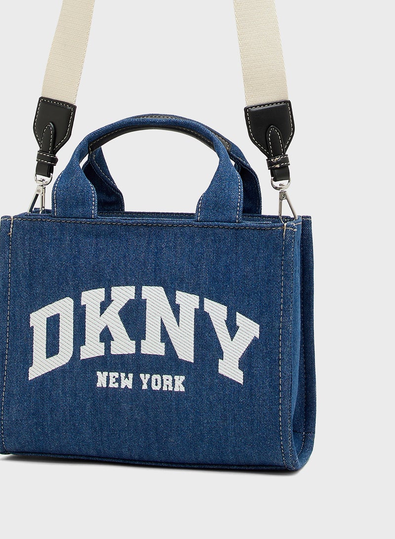 DKNY Logo Hadlee Tote Bag  - Image 4