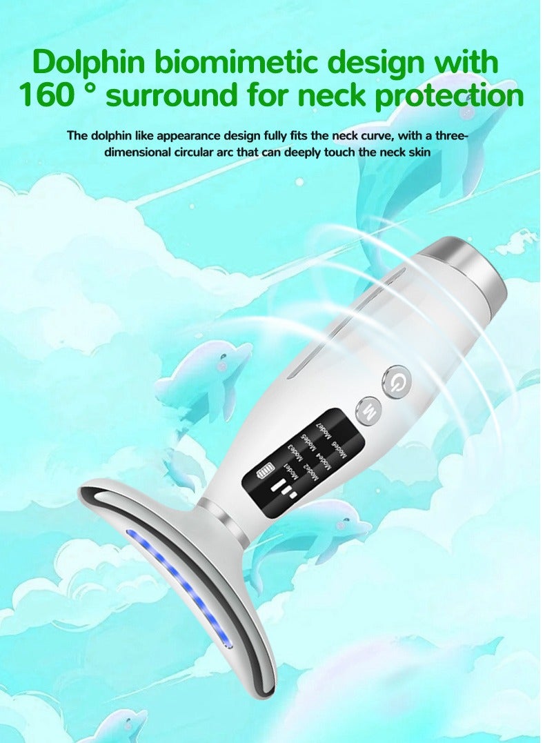 Neck Face Beauty Device Facial Lifting Machine EMS Massager Reduce Double Chin Anti Wrinkle Skin Tightening Skin Care Tools - Image 1