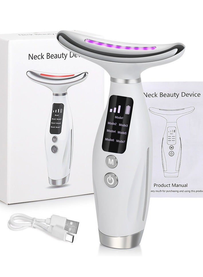 رقبة الوجه الجمال جهاز رفع الوجه EMS Massager الحد من الذقن المزدوج مكافحة التجاعيد الجلد تشديد الجلد العناية الأدوات - Image 1