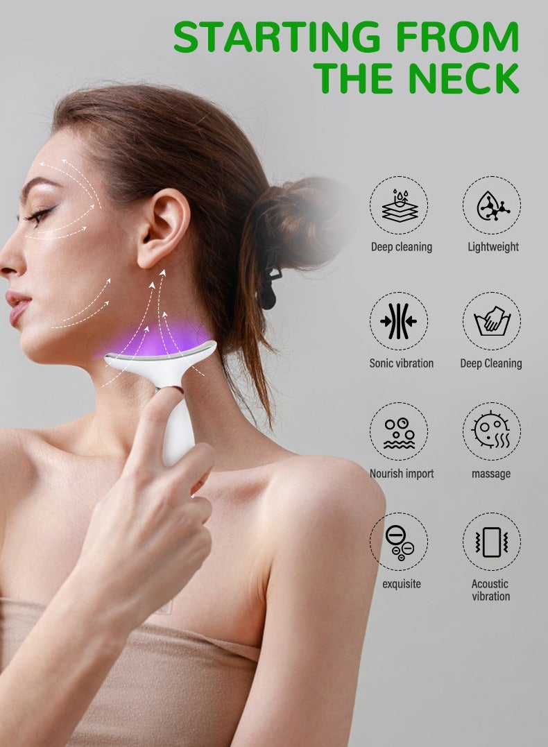 رقبة الوجه الجمال جهاز رفع الوجه EMS Massager الحد من الذقن المزدوج مكافحة التجاعيد الجلد تشديد الجلد العناية الأدوات - Image 2