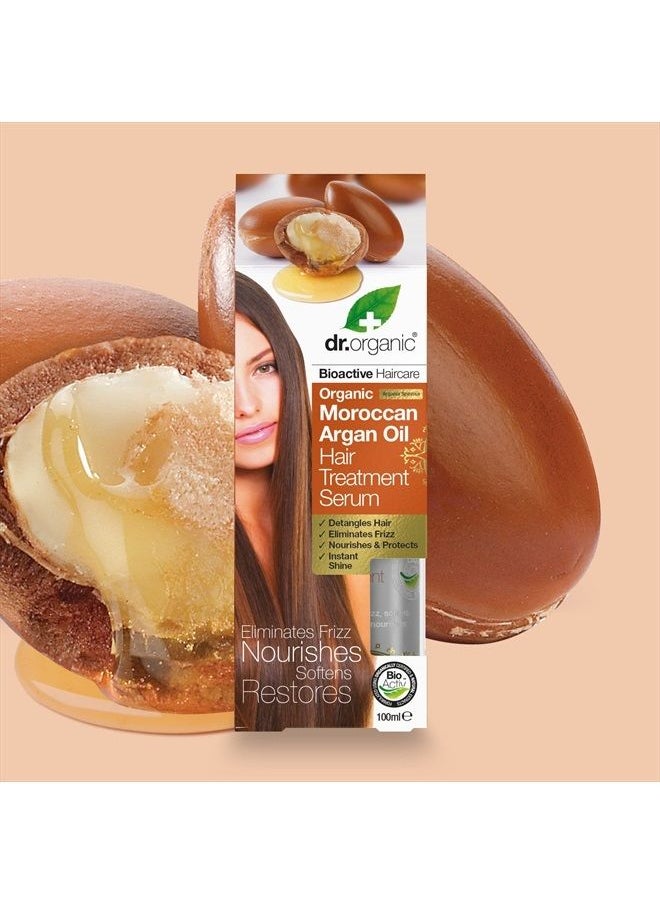 dr.organic - Organic Doctor Moroccan Argan Oil Hair Treatment Serum, 100 mL - Image 1