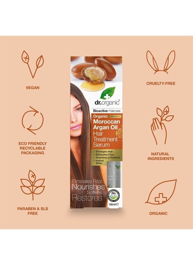 dr.organic - Organic Doctor Moroccan Argan Oil Hair Treatment Serum, 100 mL - Image 1
