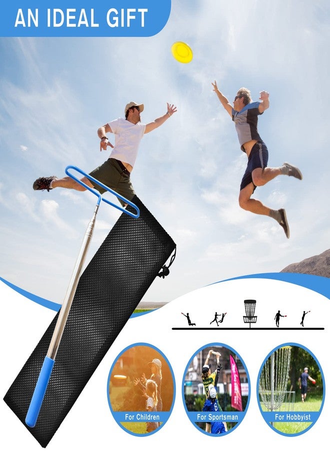 VOOADA 3-in-1 Disc Retriever, Extends up to 16ft; Includes Carrying Bag, Stainless Steel Design - Image 2
