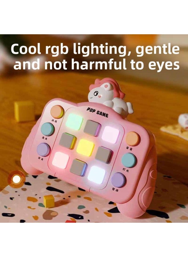 Loquat Four Generations Of Children's Quick Push Game Machine Puzzle Breakthrough Decompression Artifact Boys And Girls Training Concentration Reaction Toys-Color:DS-095 - Image 3