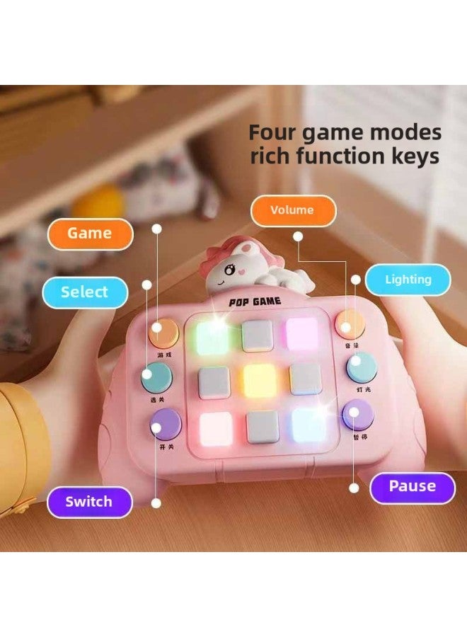 Loquat Four Generations Of Children's Quick Push Game Machine Puzzle Breakthrough Decompression Artifact Boys And Girls Training Concentration Reaction Toys-Color:DS-095 - Image 2