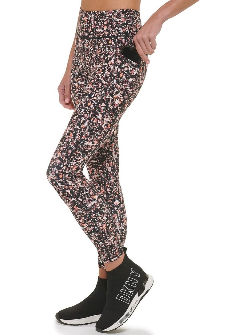 د ك ن ي بنطال رياضي ضيق من DKNY للنساء، مقاس متوسط - Image 1