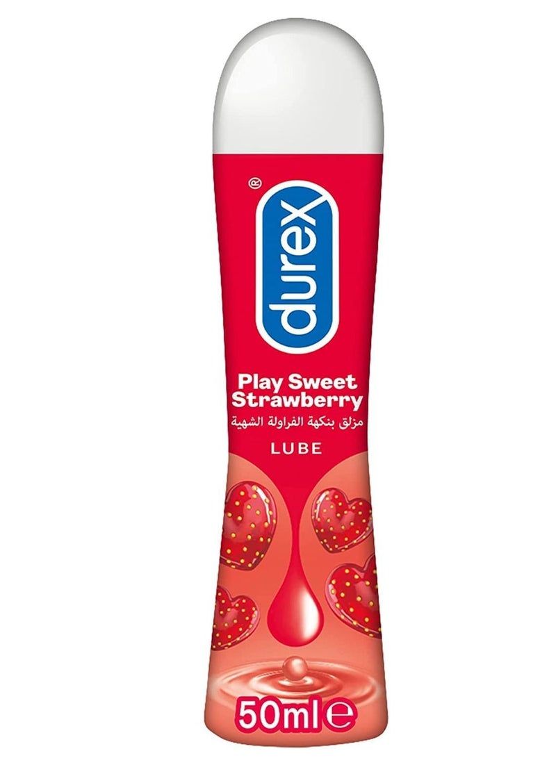 Derma Play Sweet Strawberry Lube 50ml - Image 1
