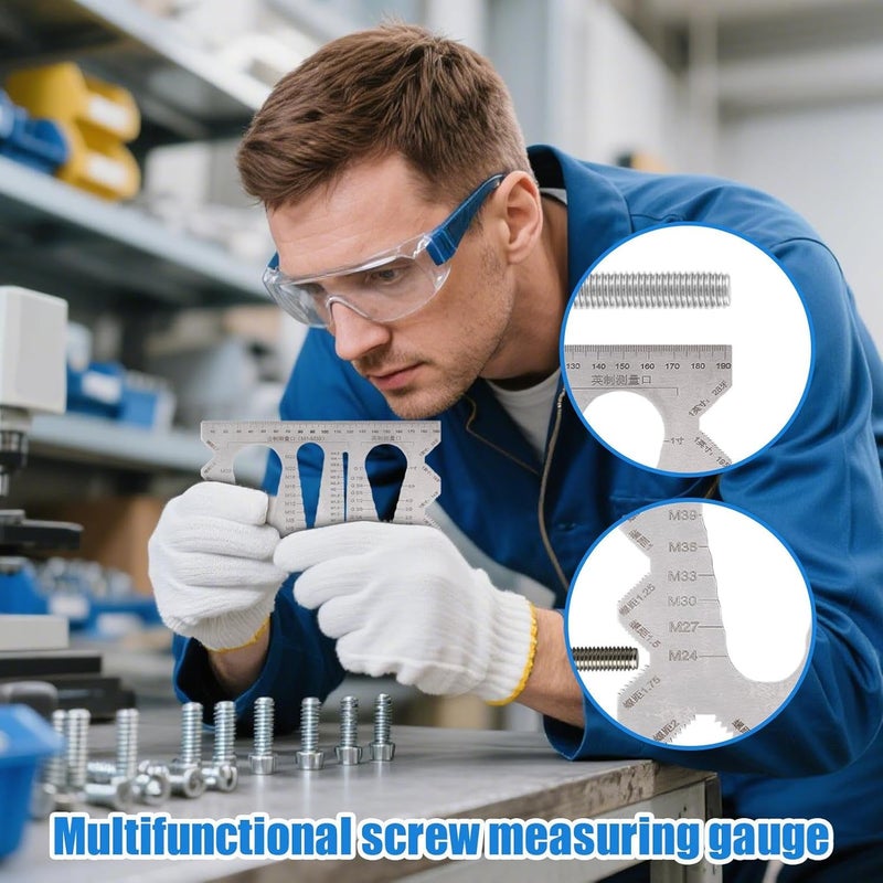 مقياس برغي 230 جرام أداة قياس البراغي المحمولة لورش ميكانيكا البناء - Image 3