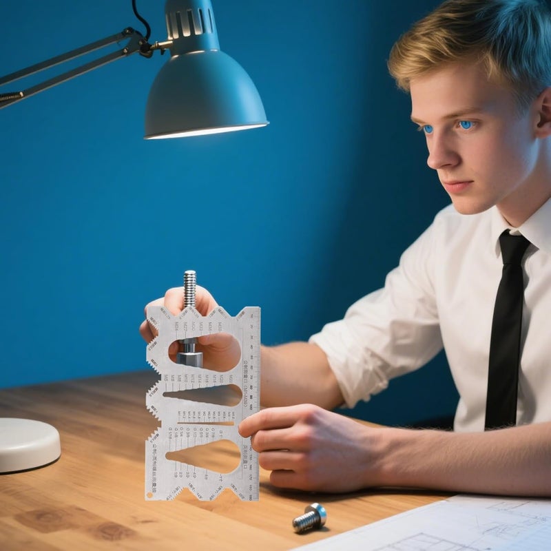 مقياس برغي 230 جرام أداة قياس البراغي المحمولة لورش ميكانيكا البناء - Image 4