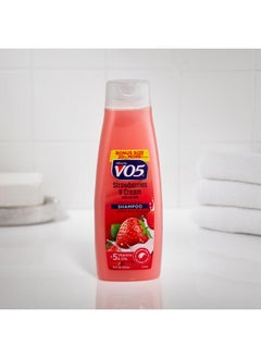 Alberto VO5 Alberto VO5 Moisture Milks Moisturizing Shampoo - Hydrating Shampoo with Soy Milk - 5 Oils and Vitamins - Strawberries and Cream Scent - 15 oz  - Image 2