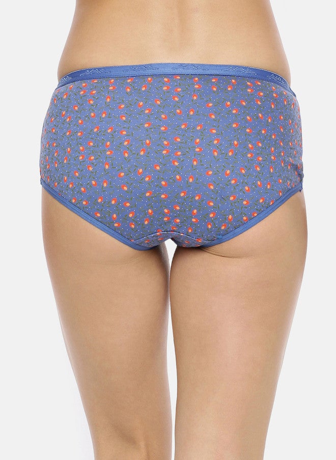 Red Rose Women Pack Of 3 Assorted Hipster Briefs - Floral Printed Cotton - Image 4