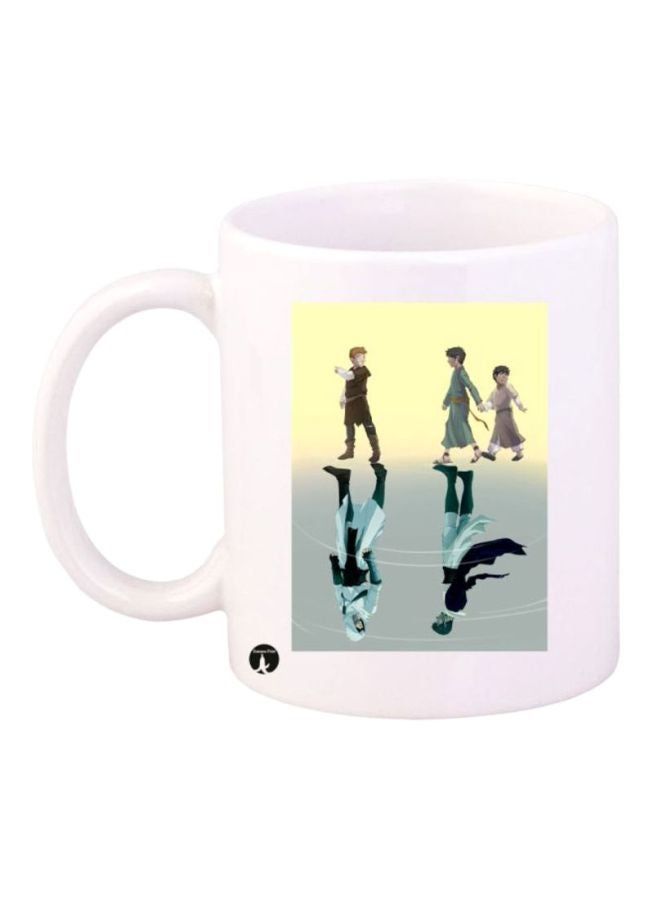 RKN Assassin's Creed Character Printed Coffee Mug White/Yellow/Grey - Image 2