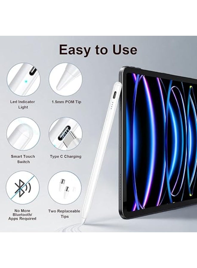 Universal Stylus Pen for Android Tablets - High-Precision Digital Pencil Compatible with Fire Max 11, Fire HD 10, Honor Pad 10 / MagicPad 2, Xiaomi Pad 7/6 Pro & Redmi Pad SE - Smooth Writing & Drawing Tool - Image 4