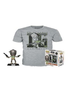 Funko Pop & Tee! Star Wars: The Mandalorian: Child In Satchel (S) Collectable Vinyl Figure, 51766, 3.75 Inch  - Image 1