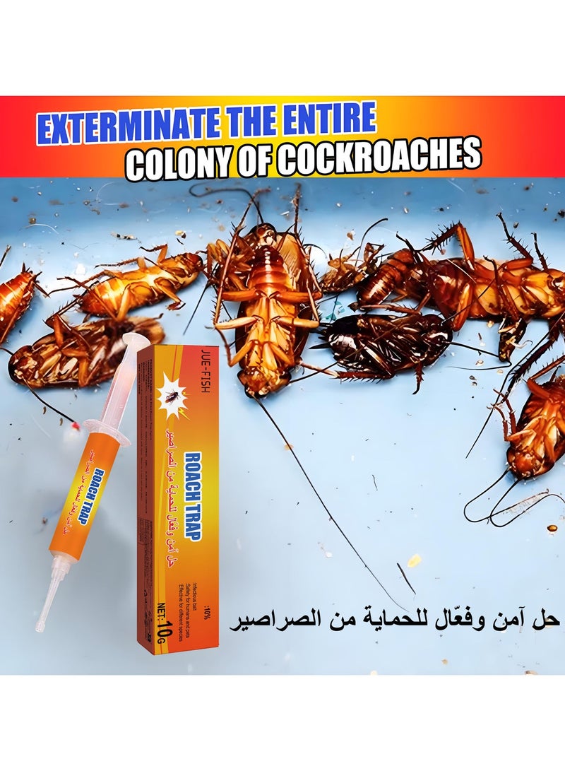 JUE-FISH جل قاتل الصراصير للمنازل والمطابخ - جل آمن للتحكم في الصراصير يقضي على الصراصير 1PCS - Image 3