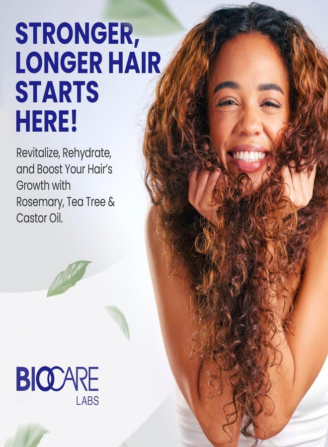BIOCARE - Rosemary, Tea Tree, and Castor Oil - Hair Growth Oil, Strength, and Faster Growth - 4 oz - Image 2