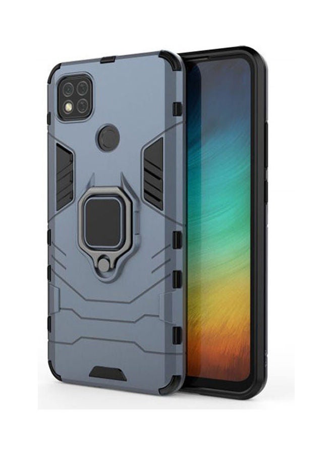 Cover Iron Man With Metal Ring For Xiaomi Redmi 9C Blue/Black