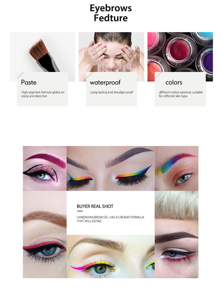 Handaiyan Eyebrow Cream Light Bright Red 3g  - Image 4