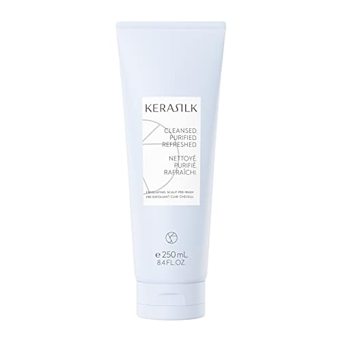 KERASILK Exfoliating Scalp Pre-Wash | Gentle & Deep Cleansing | Removes Excessive Sebum & Dead Skin Cells | Leaves Scalp Feeling Cleansed & Soothed | For All Scalp Types | 250ml - Image 1