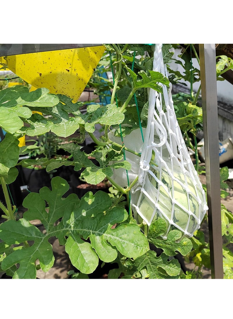 KASTWAVE 2-Pack Melon Hammock net Bag to Prevent Falling,Perfect for Growing Cantaloupe Pumpkin Watermelon in Vertical Garden Black  - Image 5