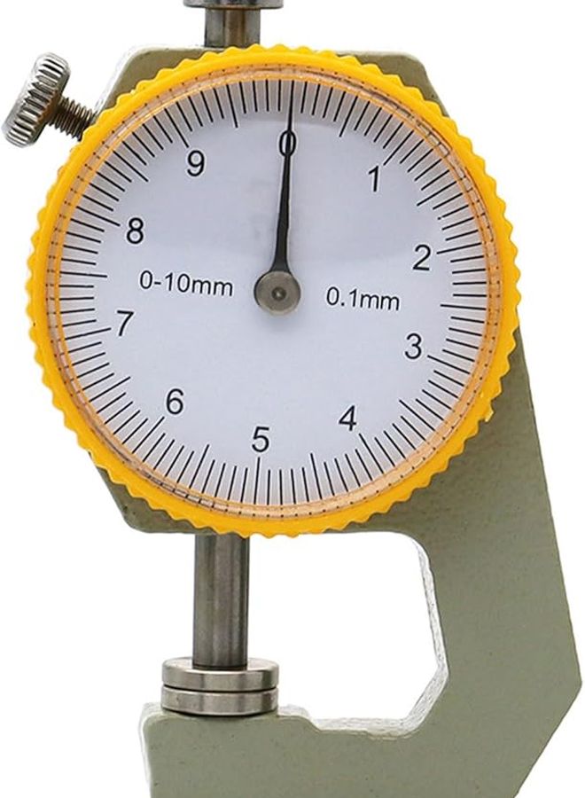 Portable Thickness Gauge 0 to 10mm for Leather Cloth Metal Sheet Glass Wire - Image 5