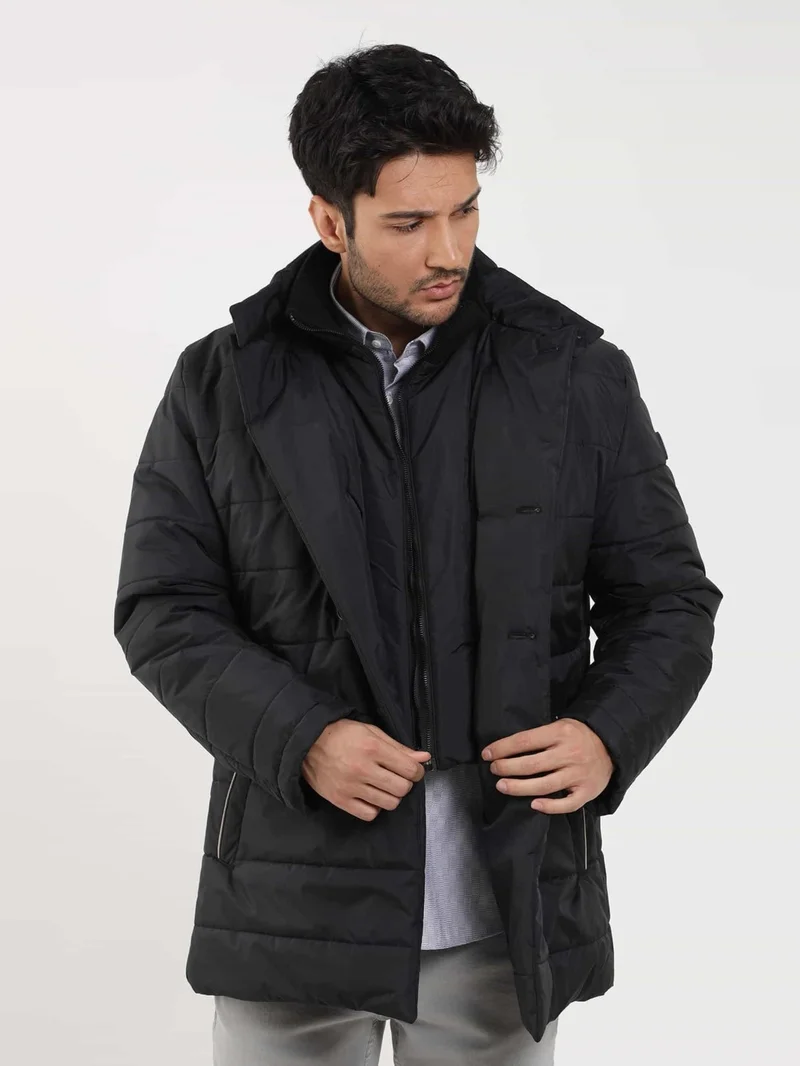 Dufy  Black Men's Coat DU1234265007 for Men | Best Price UAE