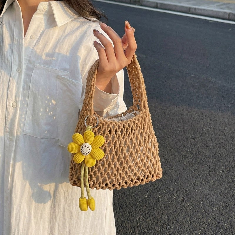 Casual Tote Bag for Women, Large Capacity Solid Color Shoulder Handbag, Lightweight Portable Daily Shopping Travel Crossbody Bag - Image 1
