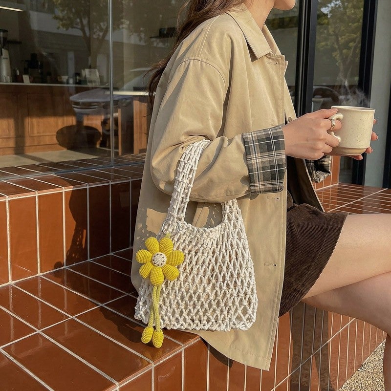 Casual Tote Bag for Women, Large Capacity Solid Color Shoulder Handbag, Lightweight Portable Daily Shopping Travel Crossbody Bag - Image 2