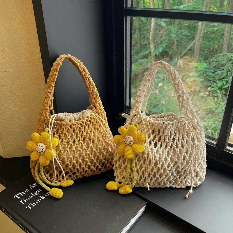 Casual Tote Bag for Women, Large Capacity Solid Color Shoulder Handbag, Lightweight Portable Daily Shopping Travel Crossbody Bag - Image 4