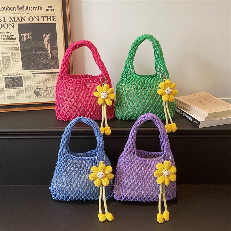 Casual Tote Bag for Women, Large Capacity Solid Color Shoulder Handbag, Lightweight Portable Daily Shopping Travel Crossbody Bag - Image 3