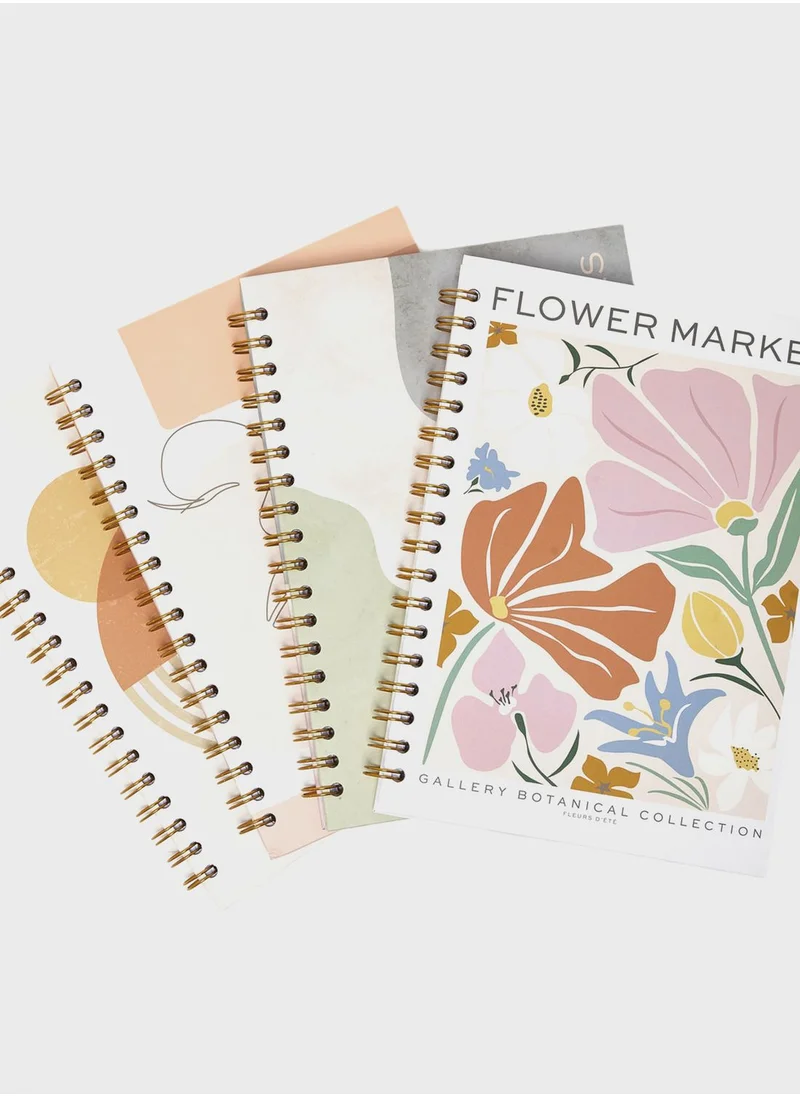 Prickly Pear B5 Pattern Notes Ringbound Notebook