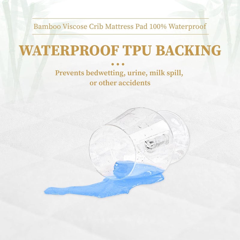 Safe and Sound 2 Pack Crib Mattress Protector - Image 2