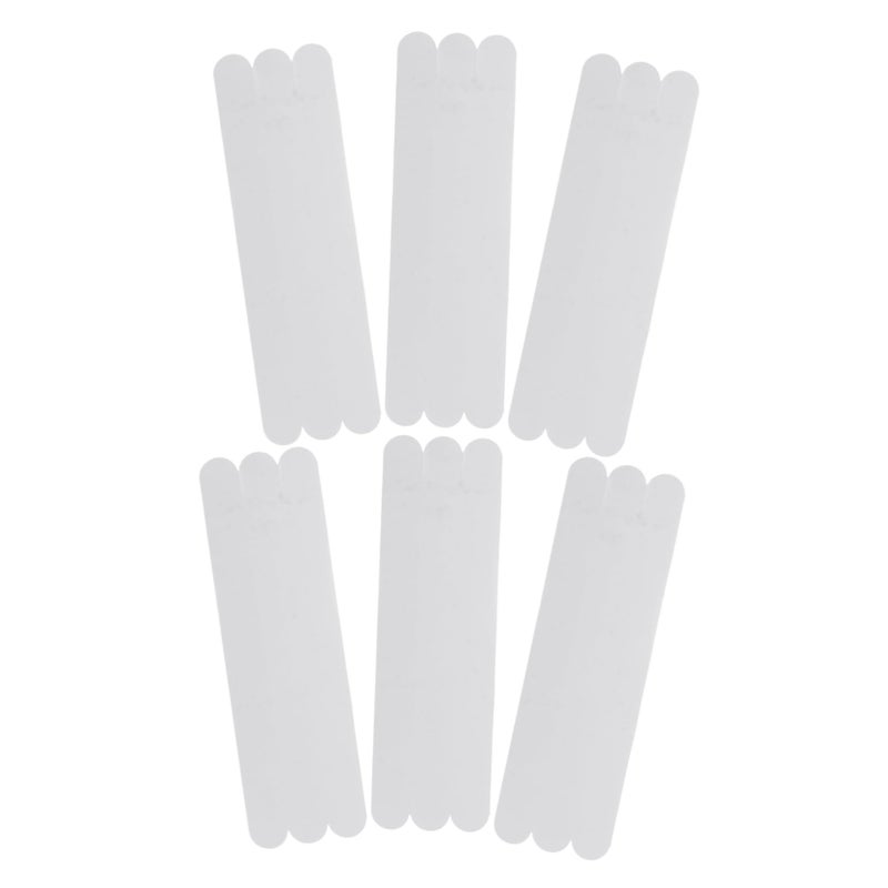 6Pcs White Non Slip Bath Safety Strips For Bathtub Shower Stairs And Kitchen - Image 2