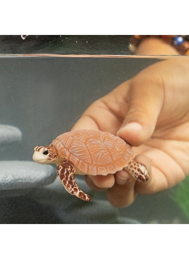 Schleich - Schleich Wild Life Hawksbill Sea Turtle Figure (2.01 cm) - Image 1