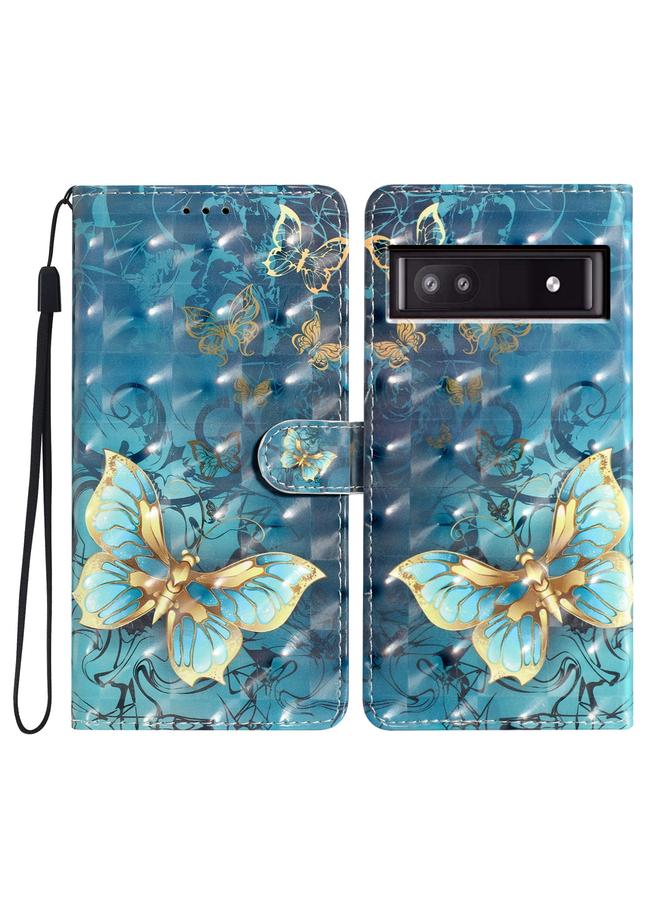 جرين تايجر جراب هاتف Google Pixel 8A من الجلد بنمط ثلاثي الأبعاد - Image 1