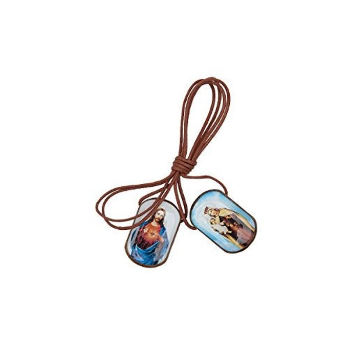 Intercession Catholic Scapular (Traditional Brown Medium) - Image 2