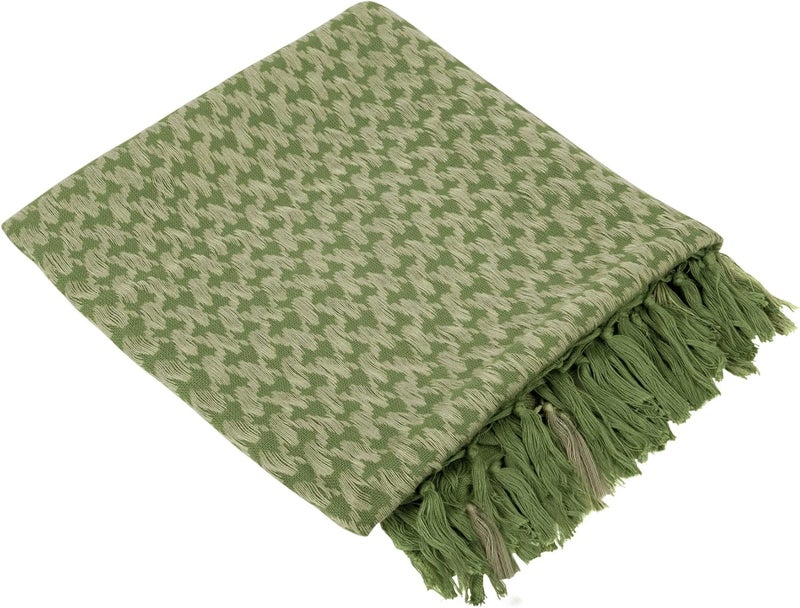 Aonal Store Military Shemagh Tactical Desert Scarf, 100% Cotton Keffiyeh Neck Head Scarf Wrap for Men Women - Image 4