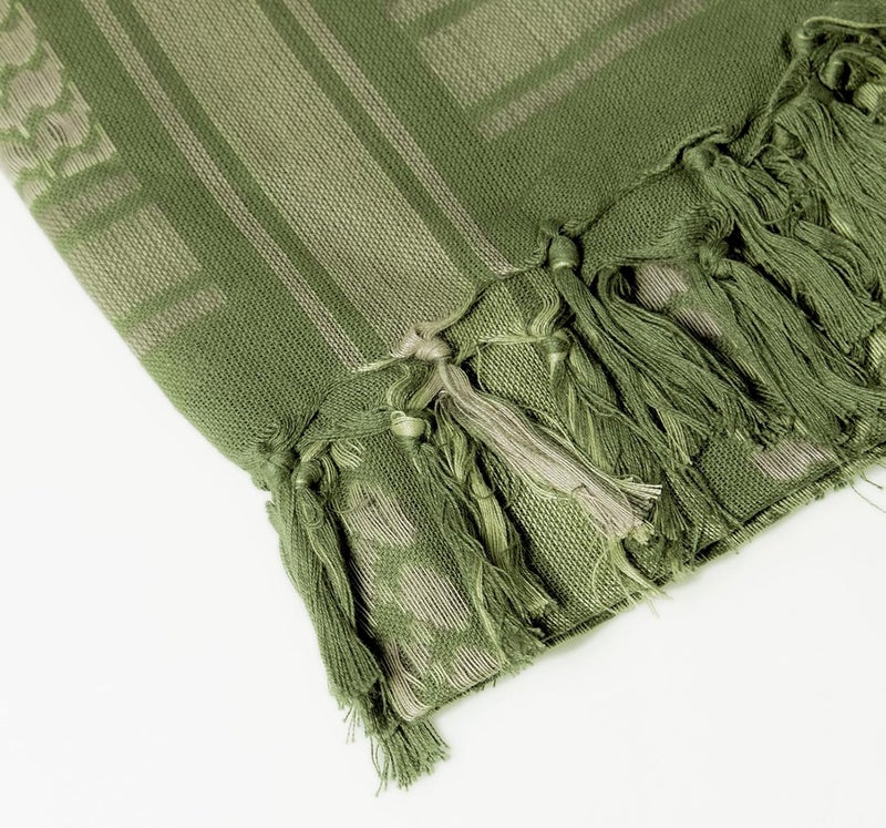 Aonal Store Military Shemagh Tactical Desert Scarf, 100% Cotton Keffiyeh Neck Head Scarf Wrap for Men Women - Image 3