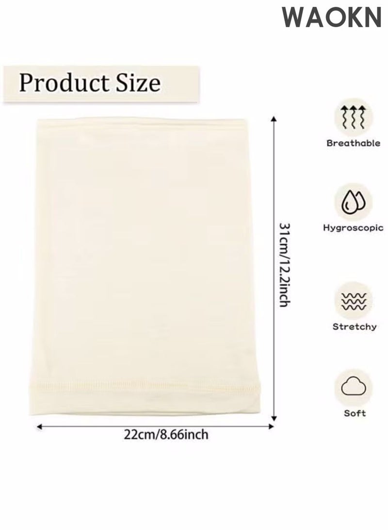 WAOKN 6-Piece Women Under Scarf with Circular Edges Hat Cap Hijab Double-Layered High Elasticity Scarf Shawl Bone Bonnet Hijab India Hats Islamic Muslim Hat Hijab Cap Silk Soft Feel Elegant & Versatile for Women Girls - Image 2