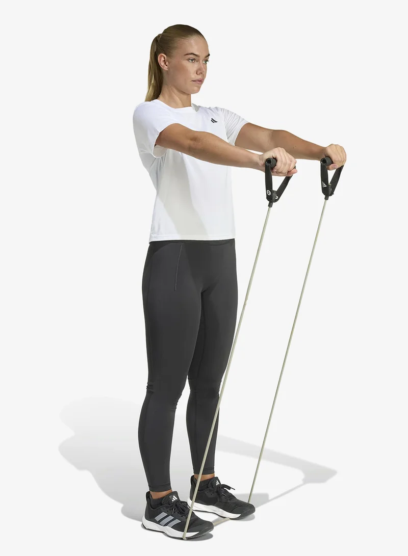 Adidas WHITE Essential Workout T-Shirt for Women | Best Price UAE