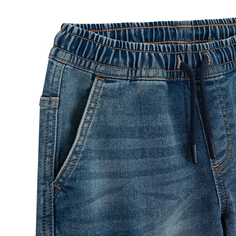 Cool Club BLUE COTTON, POLYESTER, ELASTANE TROUSERS