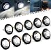 BJZ 34 StrobeSteady Marker Lights Dual Function White Trailer LED Side Clearance Tail Bumper Griller Flash 12V Warning Indicator Waterproof for Trailer Truck Van RV ATV Bus 10Pcs - Image 2