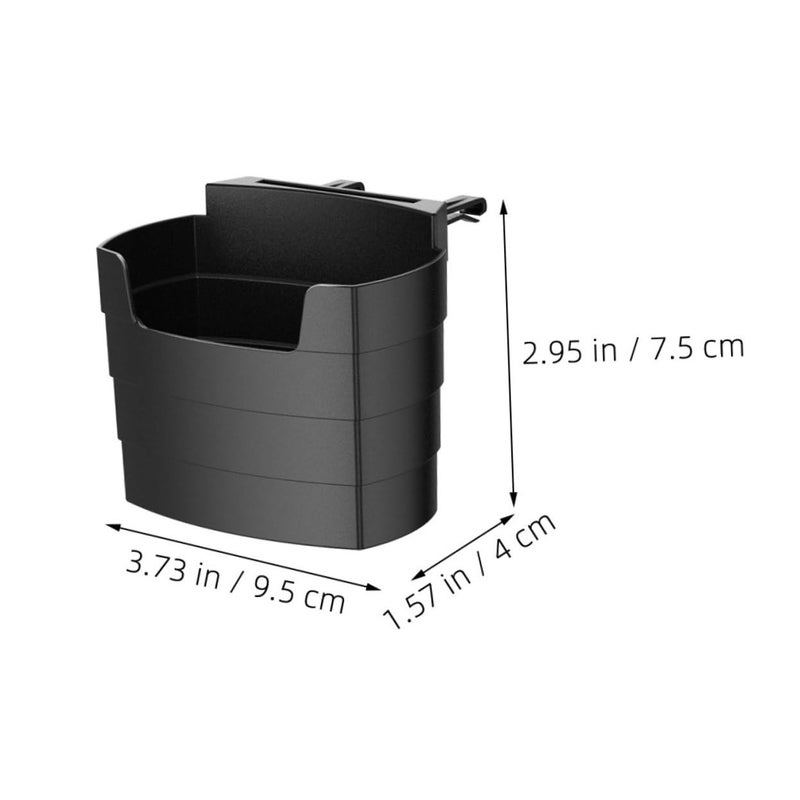 2Pcs Car Storage Box French Fry Holder Sauce Container Easy Install Compact Design - Image 3