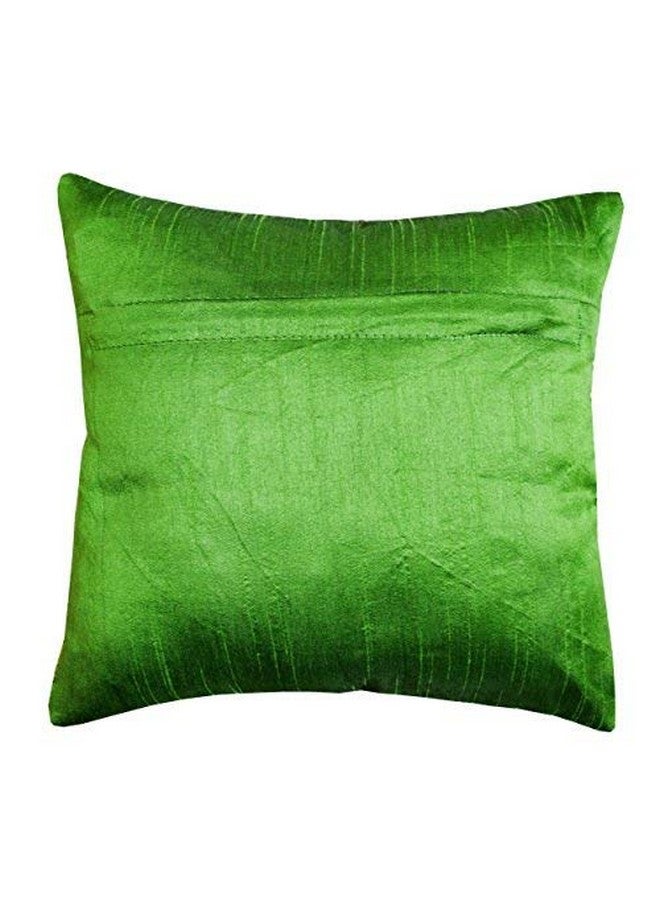 CIDIZY CIDIZY Velvet Peacock Feather Cushion Covers, 16 x 16 Inch, Multicolour, Set of 5 - Image 3