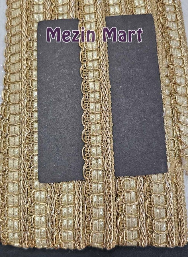 Mezin Salma Chotalo Lace Border (9 Meter) for Bridal Dresses, Sarees, Lehengas, Decoration, Bag and Designing Embellishment Crafts (1) - Image 2
