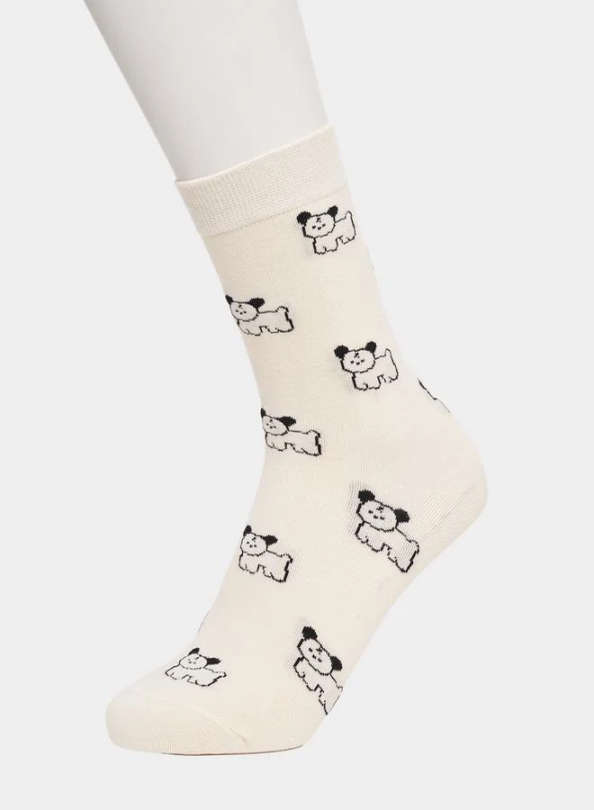 Styli Set of 3 - Dog Pattern Socks